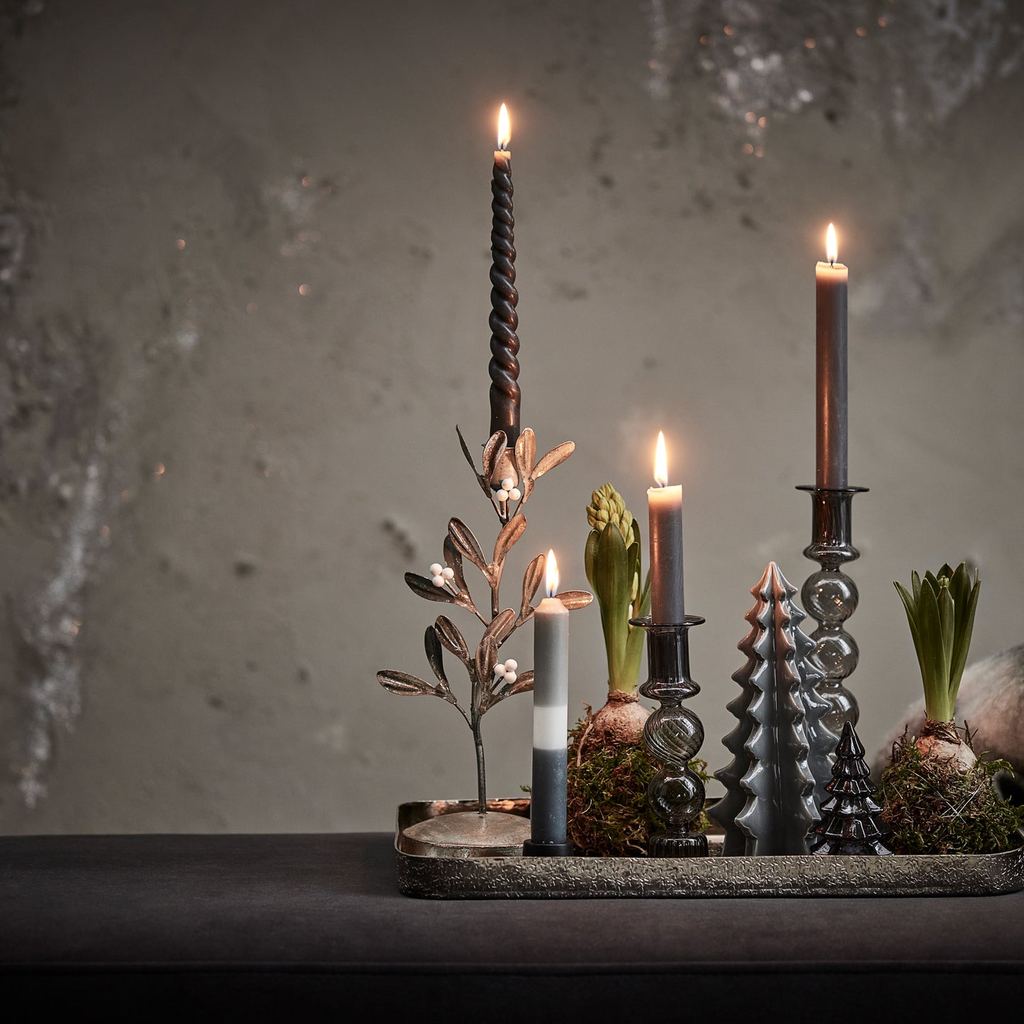 Stabkerze Lene, 2er Set