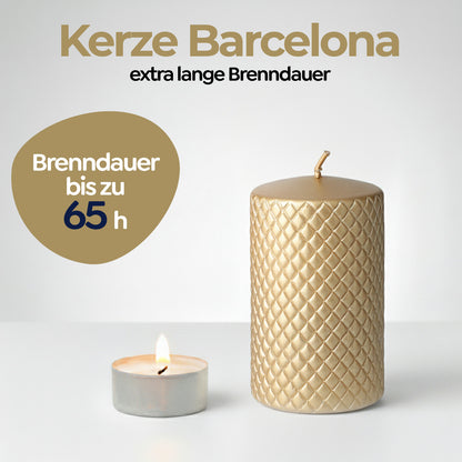 Kerze Barcelona, 7 x 11 cm