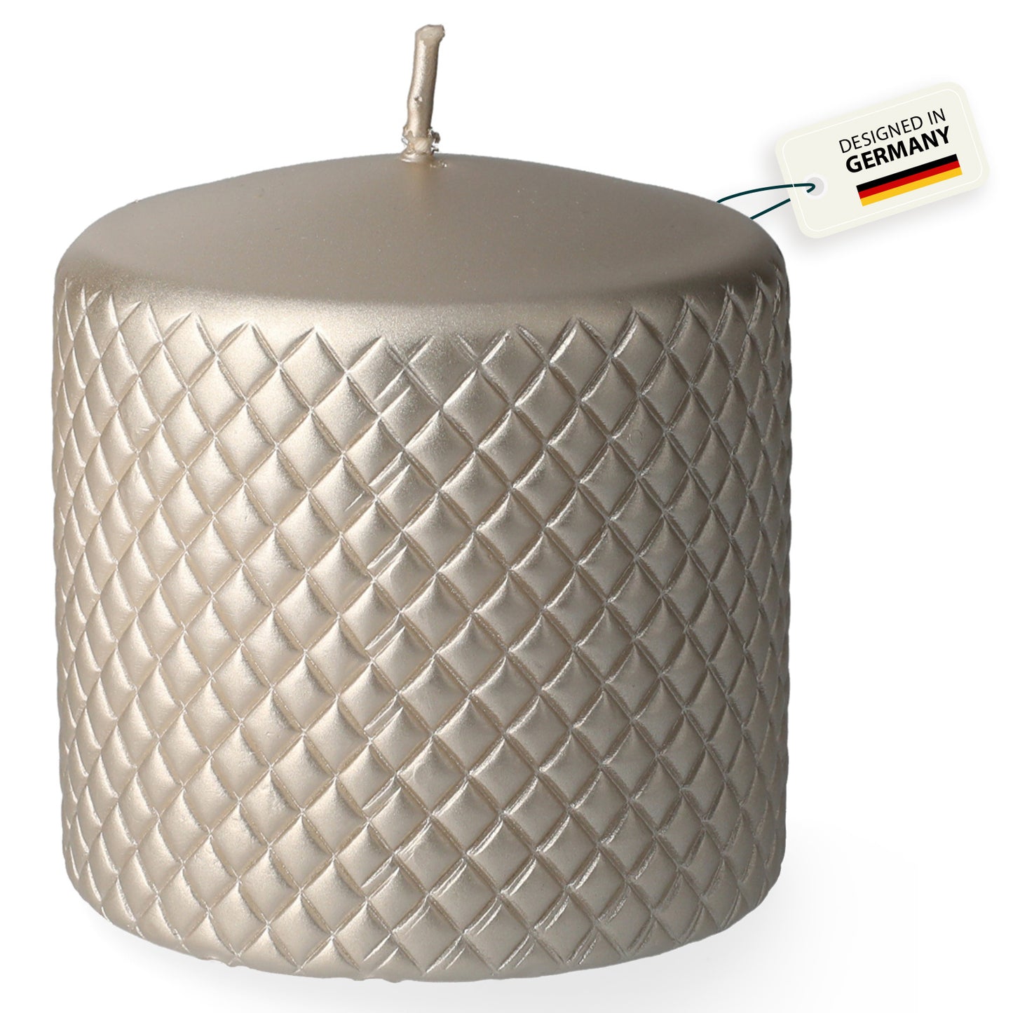 Kerze Barcelona, 9 x 9 cm