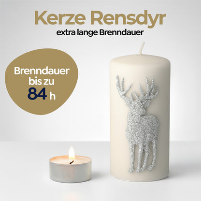Kerze Rensdyr