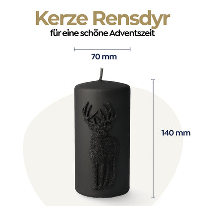 Kerze Rensdyr