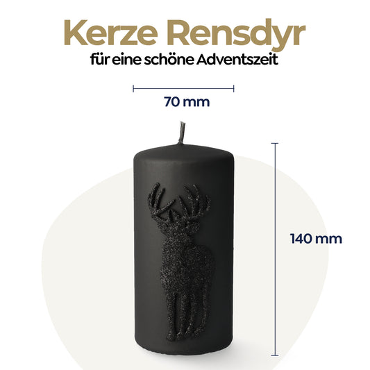 Kerze Rensdyr